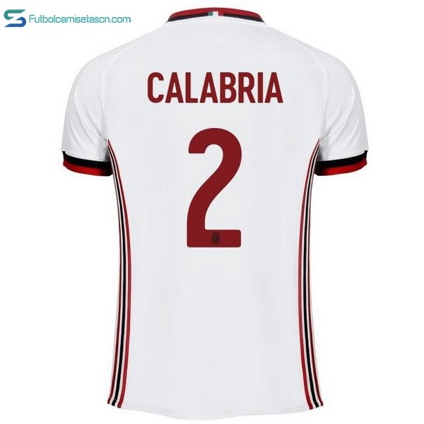 Camiseta Milan 2ª Calabria 2017/18